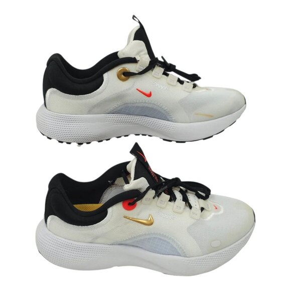 Nike React Escape Run RN Running Shoes Womens 5.5 Summit White Gold CV3817-103 - Picture 2 of 16